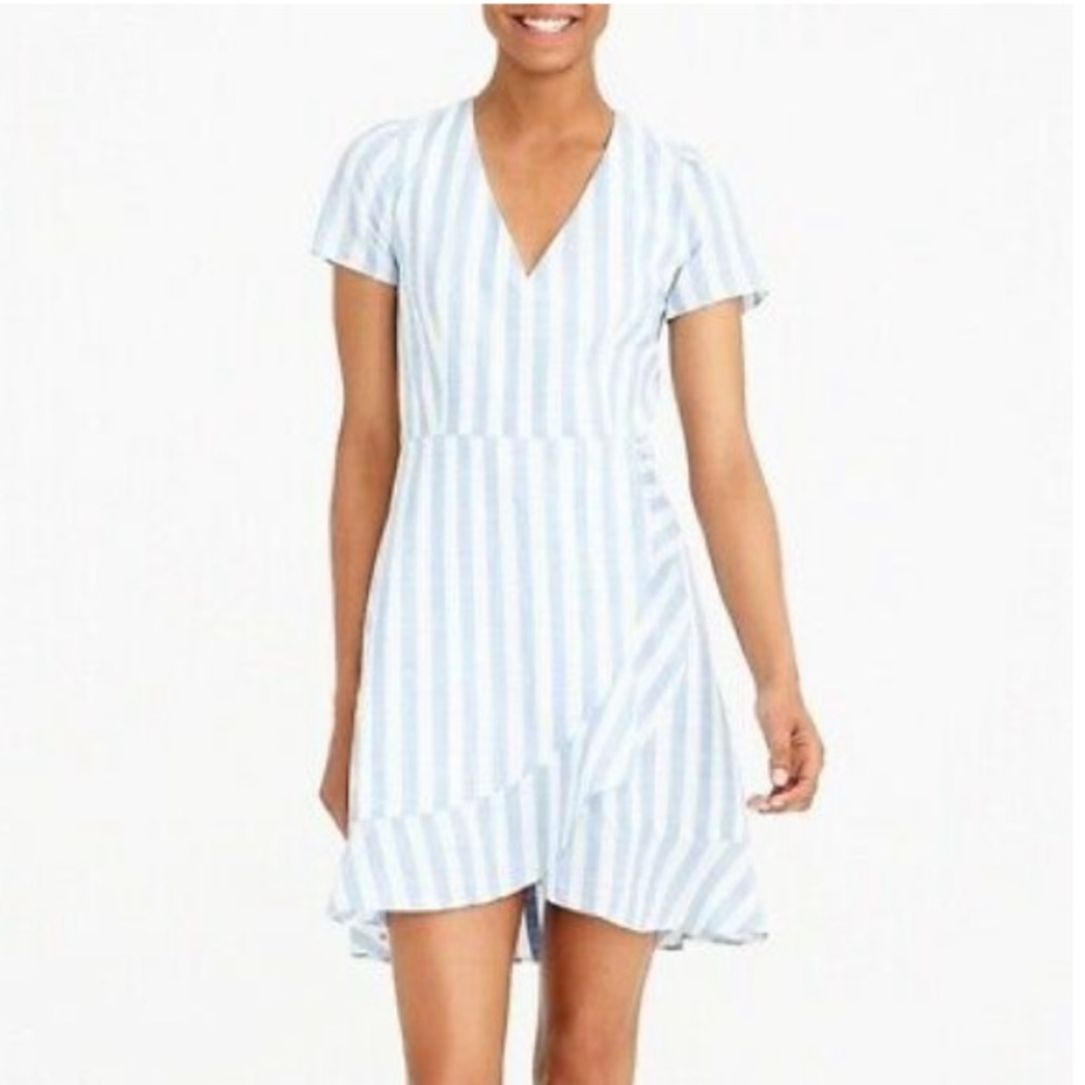 J Crew Ruffled Dress
